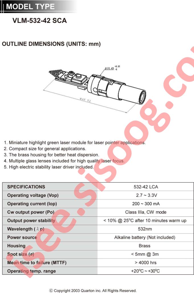 VLM-532-42SCA