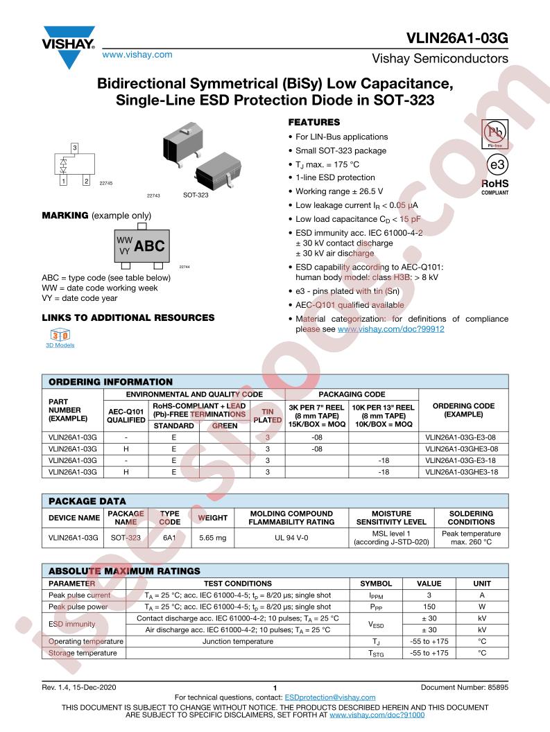 VLIN26A1-03G