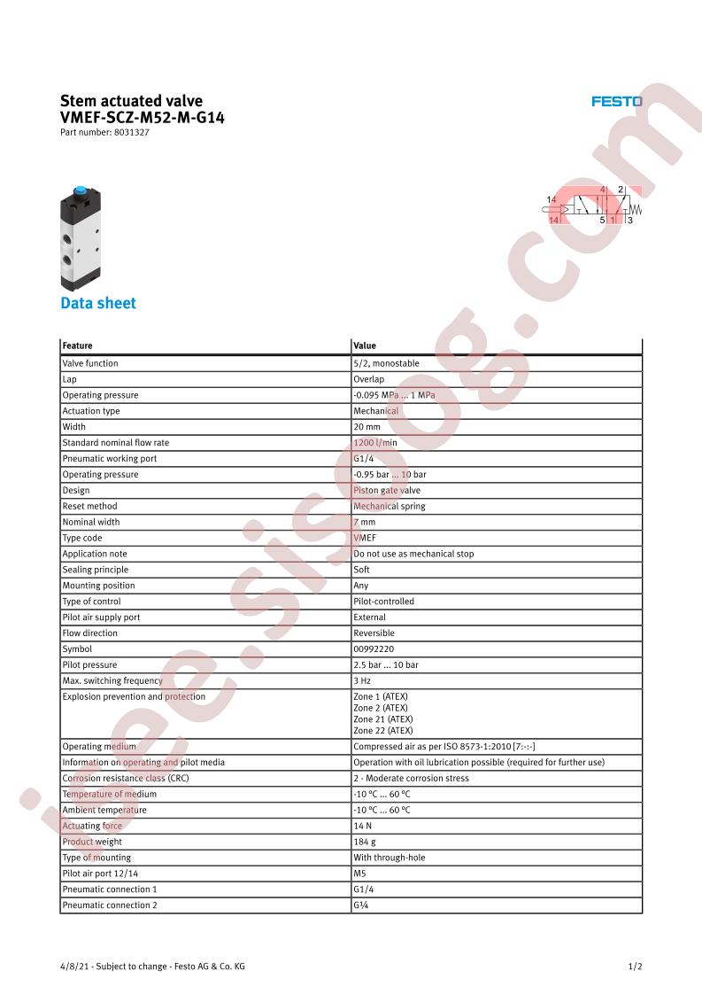 VMEF-SCZ-M52-M-G14