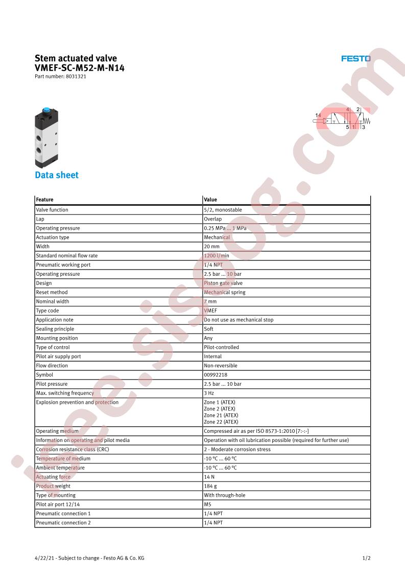 VMEF-SC-M52-M-N14