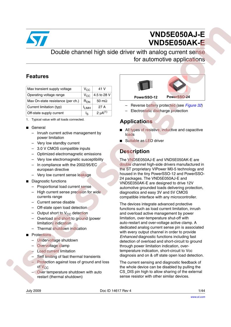 VND5E050AJ-E