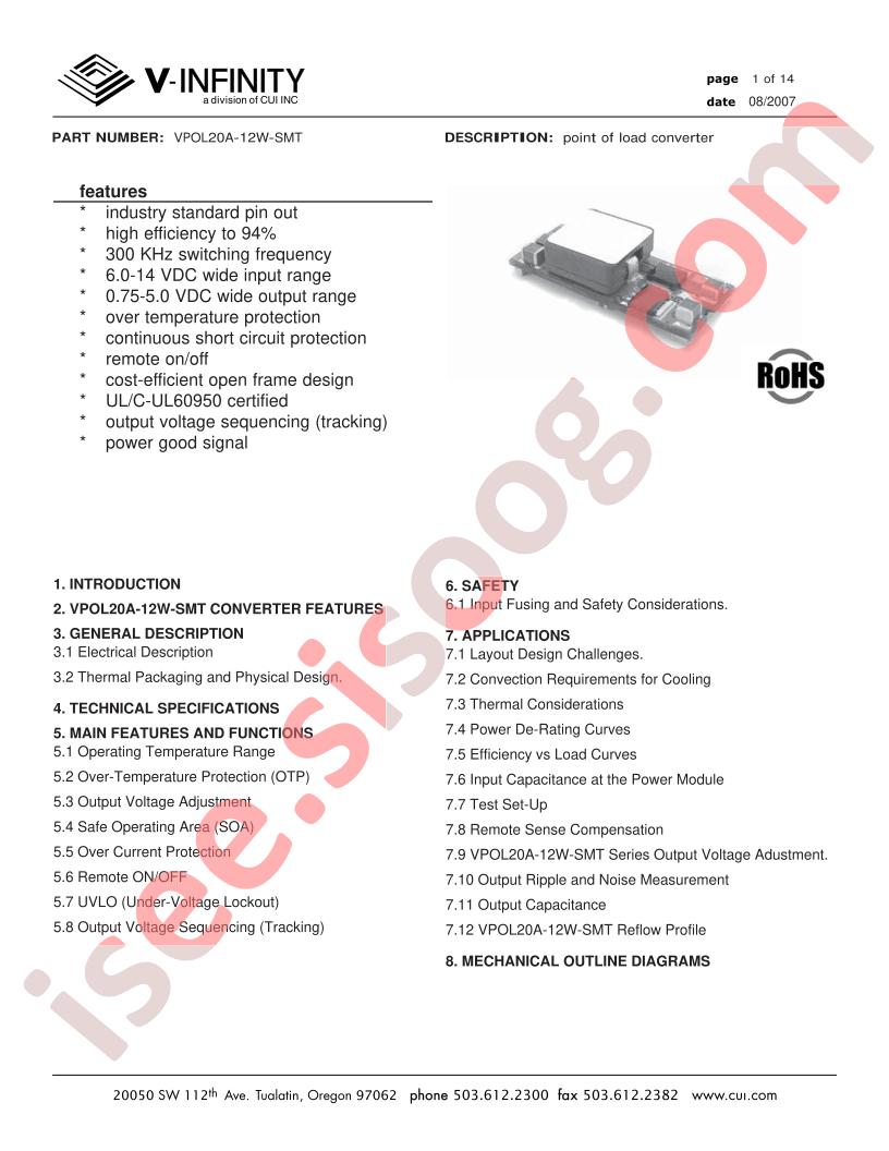 VPOL20A-12W-SMT