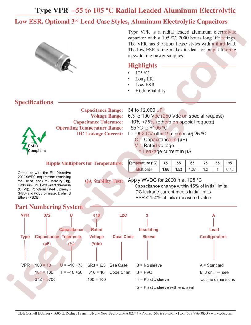 VPR991U010E1E