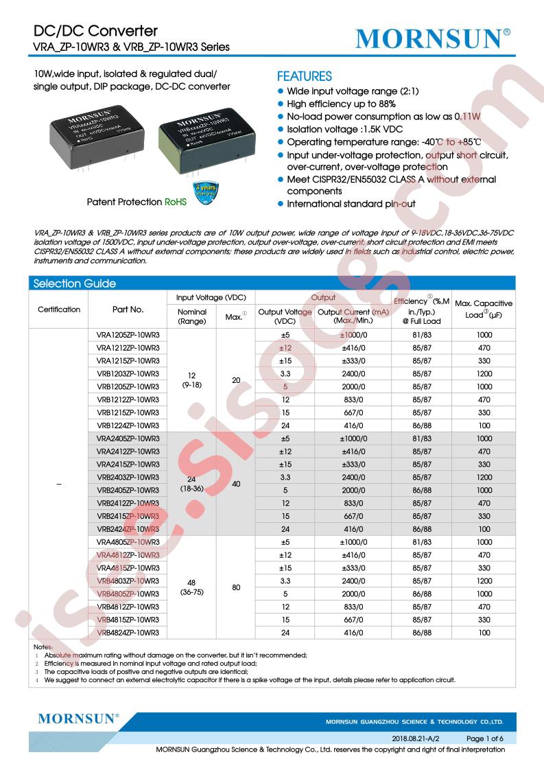 VRA2412ZP-10WR3