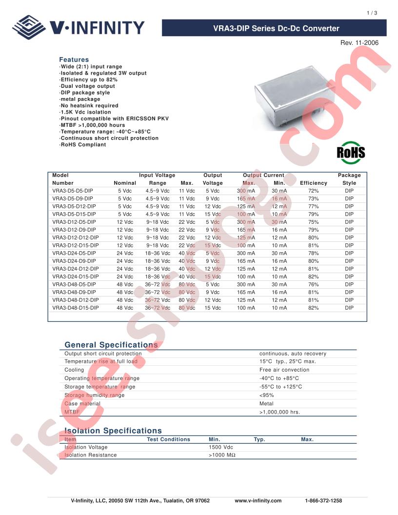 VRA3-D12-D15-DIP