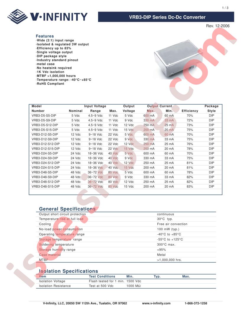VRB3-D5-S15-DIP