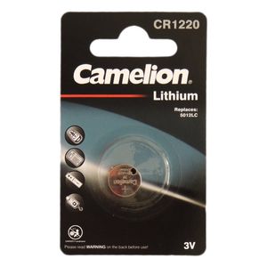 باتری سکه ای مدل CR1220 لیتیوم 3 ولت camelion