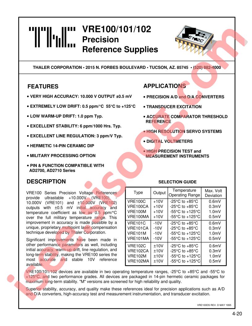 VRE100MA