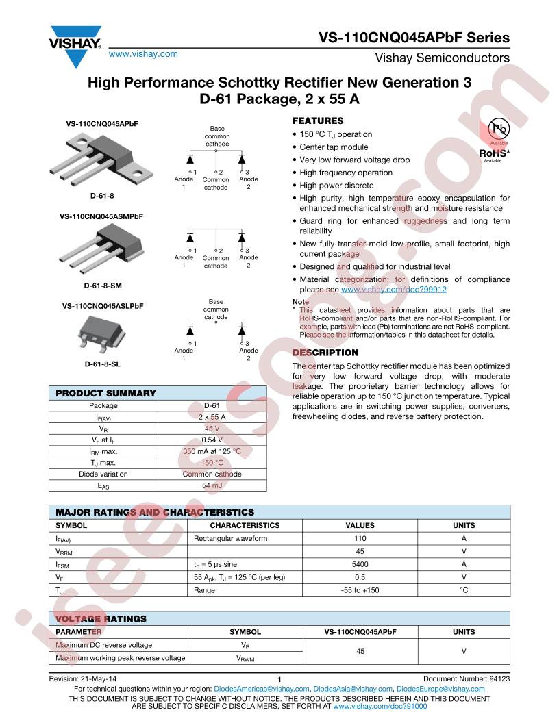 VS-110CNQ045APBF