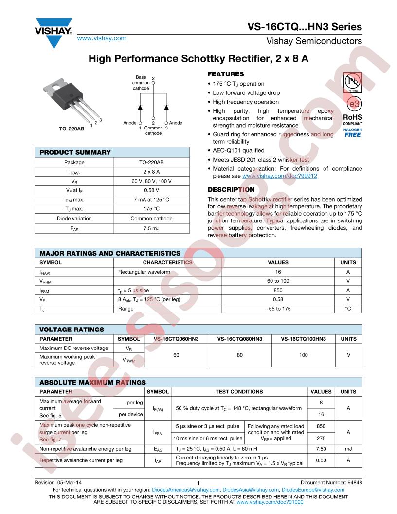 VS-16CTQ100HN3