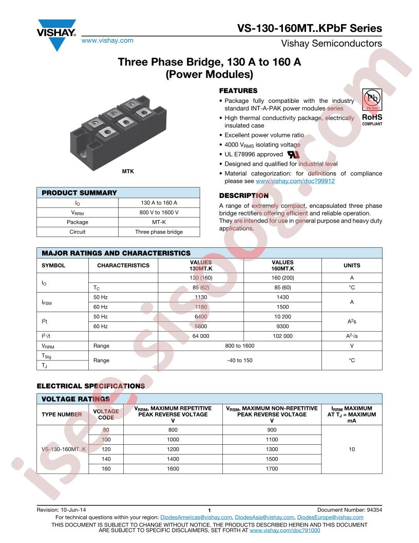 VS-160MT80KPBF