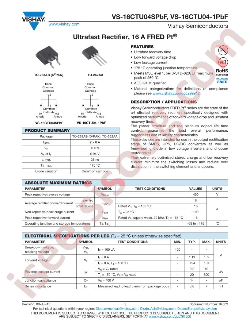 VS-16CTU04-1PBF