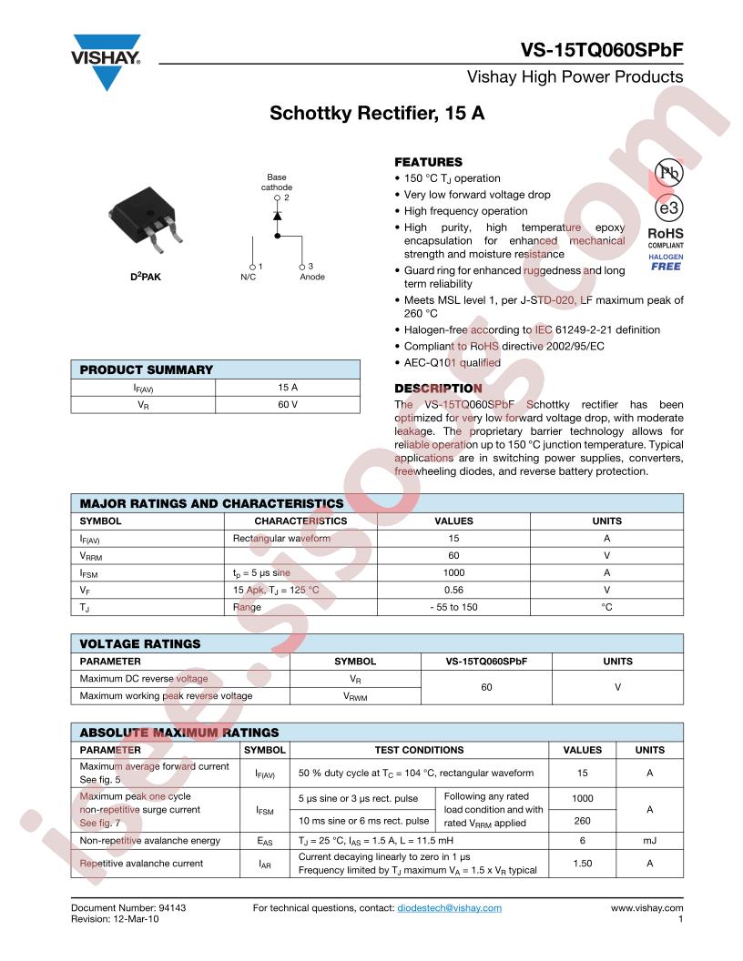 VS-15TQ060SPBF
