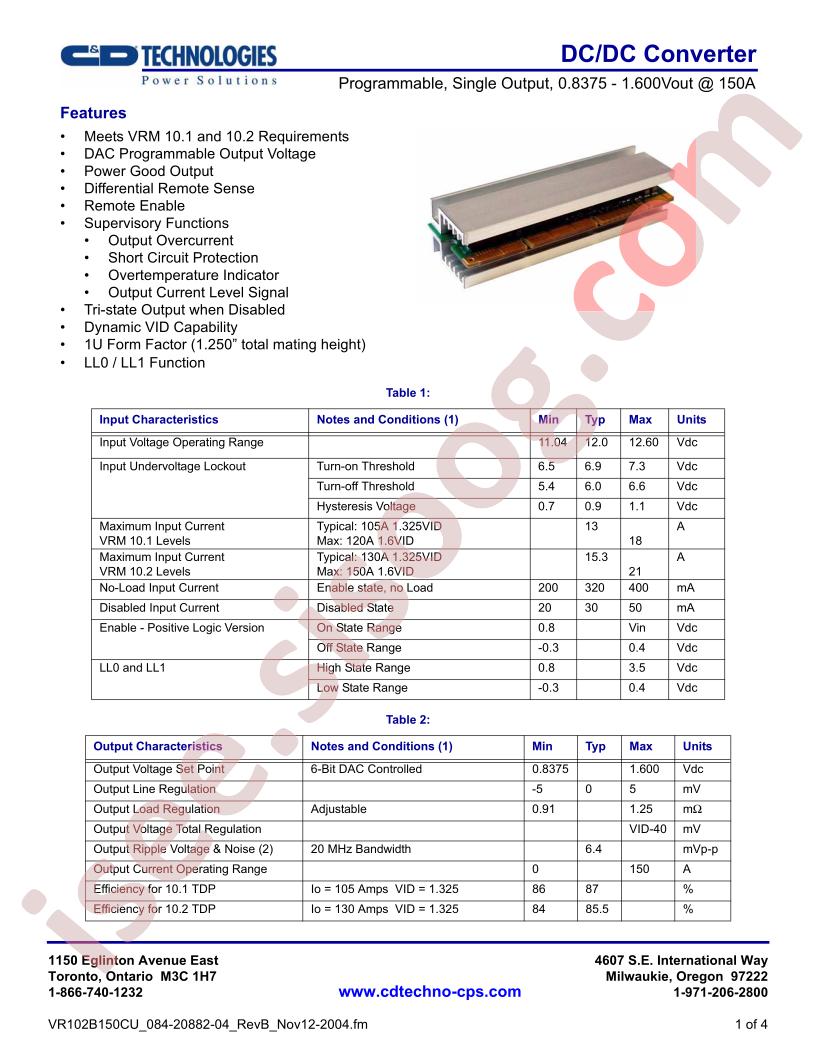 VR102B150CU