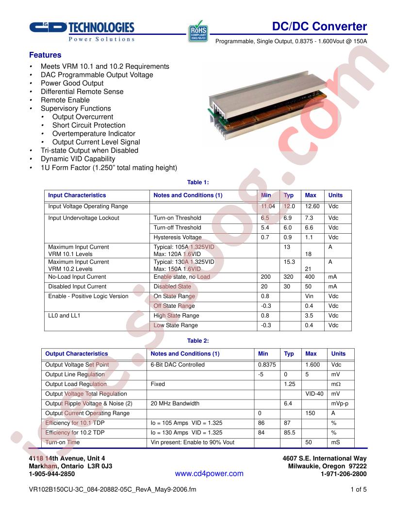 VR102B150CU-3C