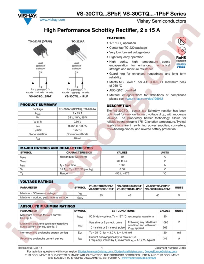 VS-30CTQ045-1PBF