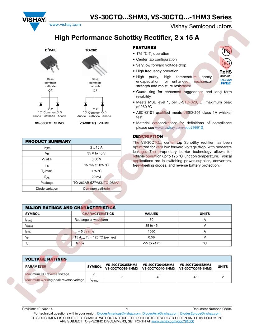 VS-30CTQ035SHM3