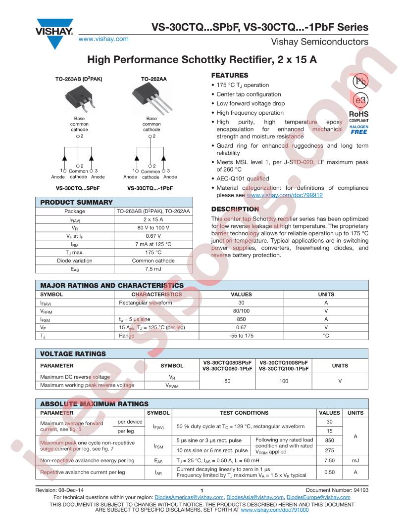 VS-30CTQ-1PBF