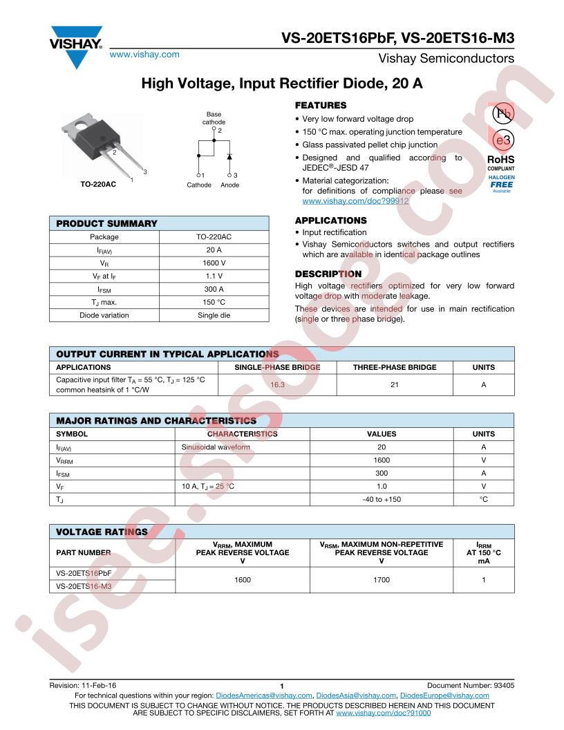 VS-40ETS12PbF