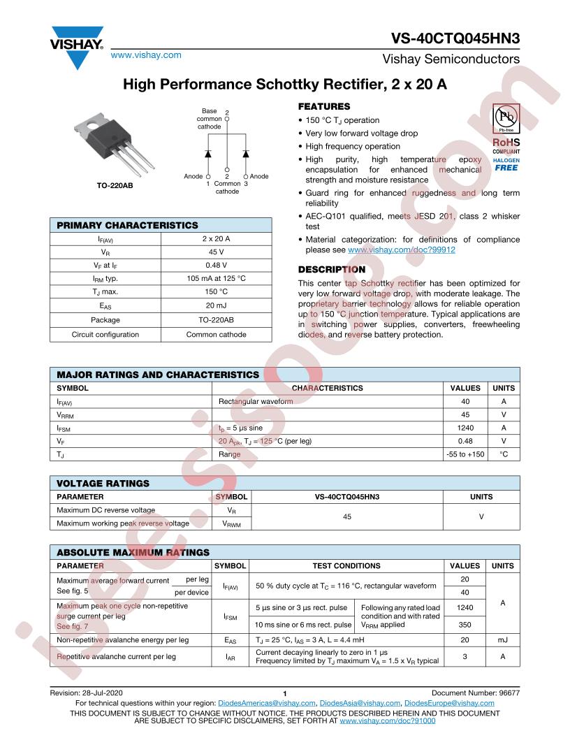 VS-40CTQ045HN3