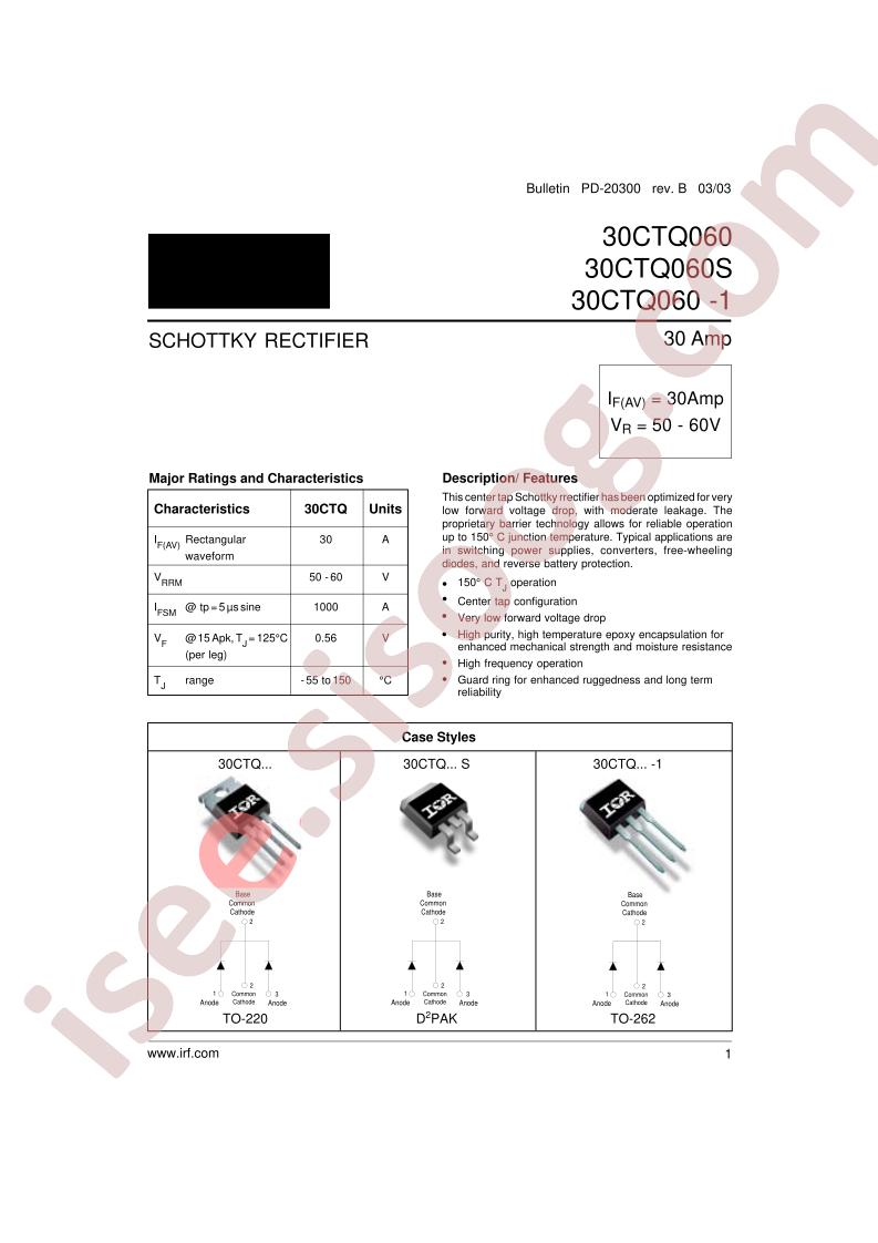 VS-30CTQ060SPBF
