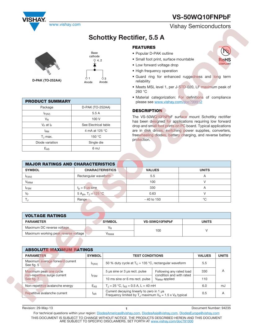 VS-50WQ10FNPBF