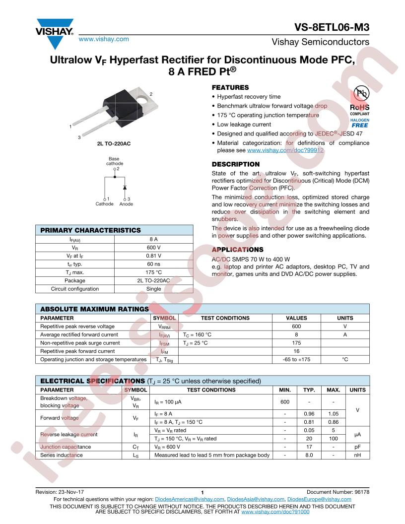 VS-8ETL06-M3