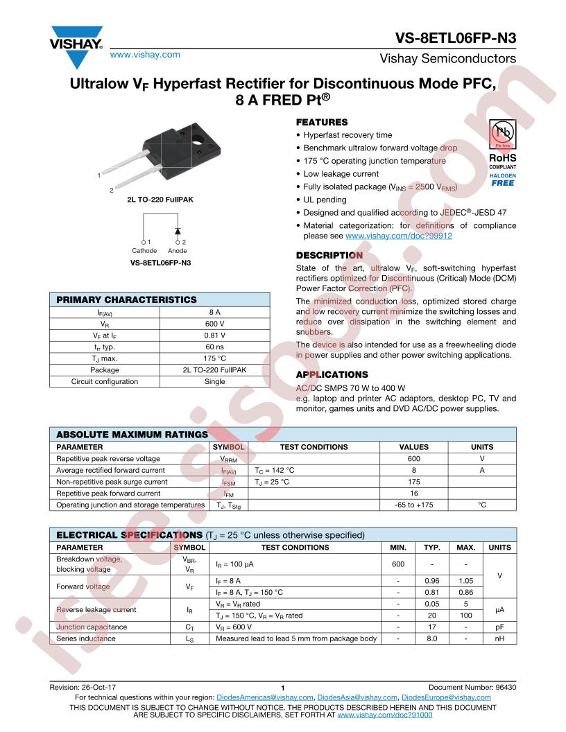 VS-8ETL06FP-N3