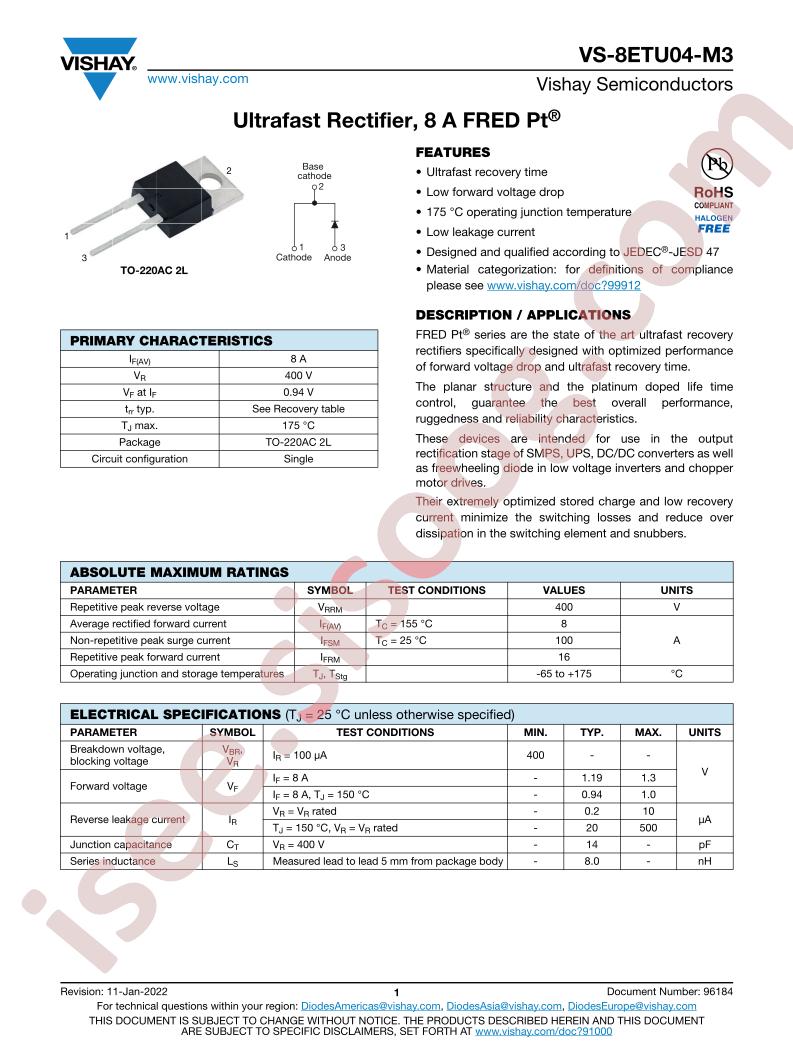 VS-8ETU04-M3