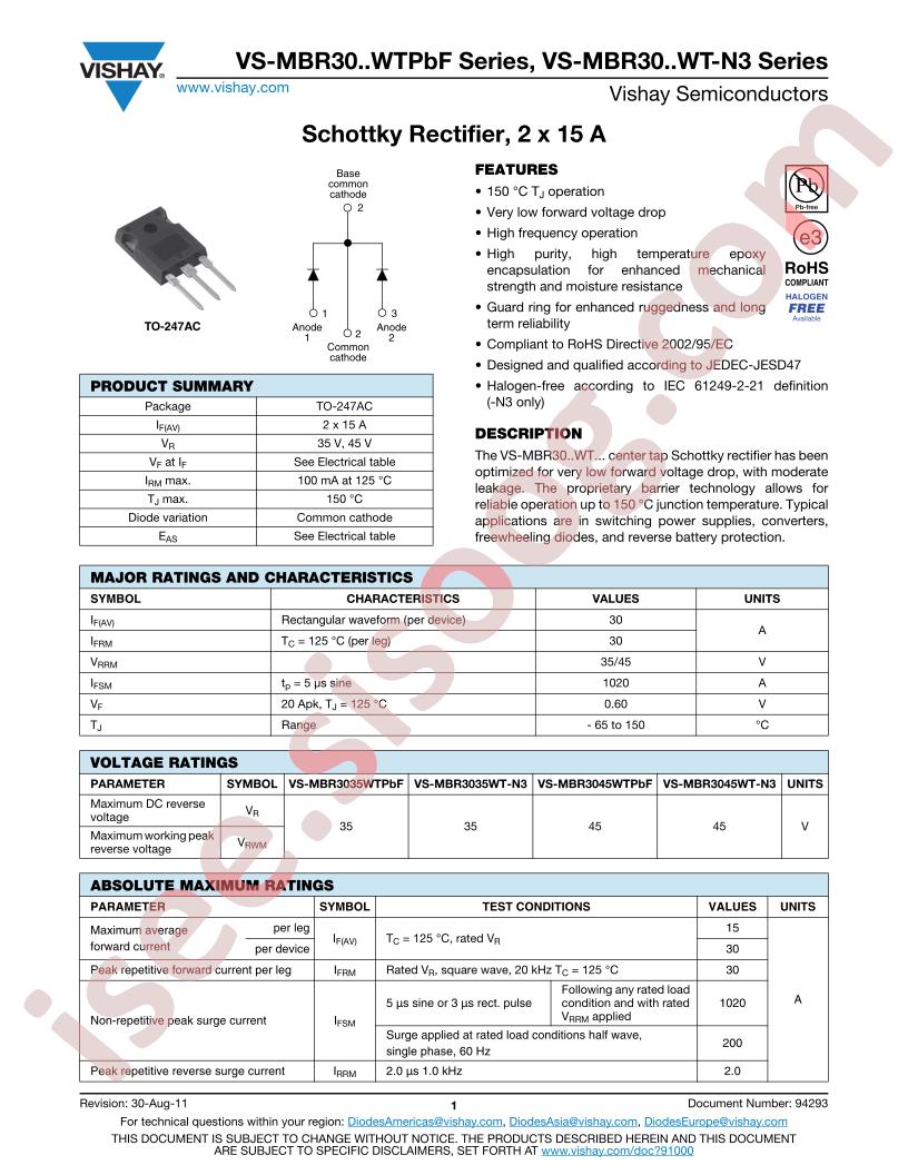 VS-MBR3035WT-N3