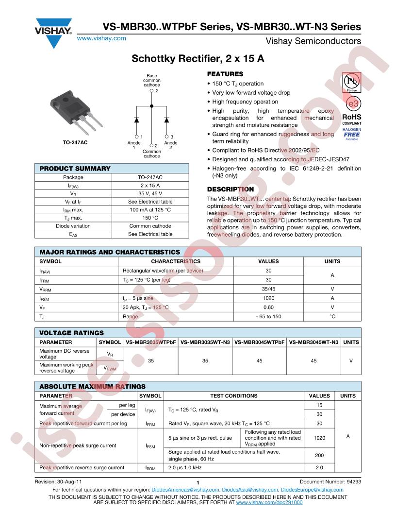 VS-MBR3045WT-N3