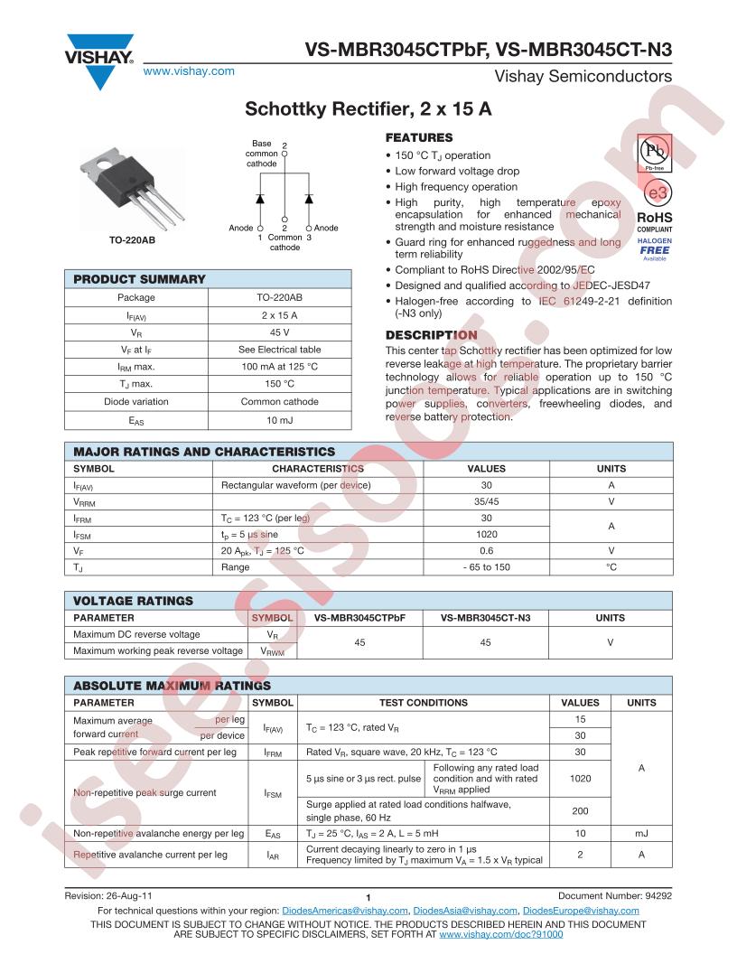 VS-MBR3045CTPBF_V01