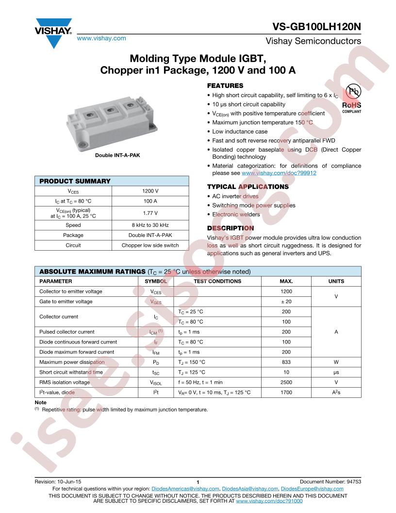 VS-GB100LH120N