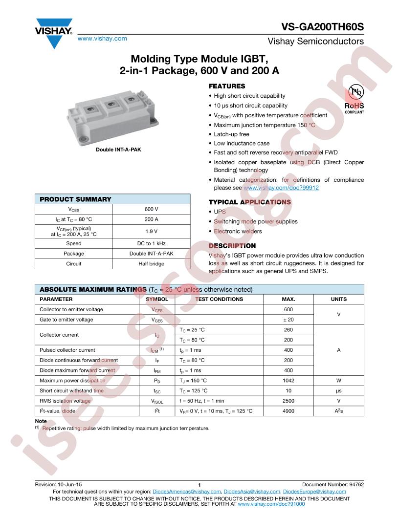 VS-GA200TH60S