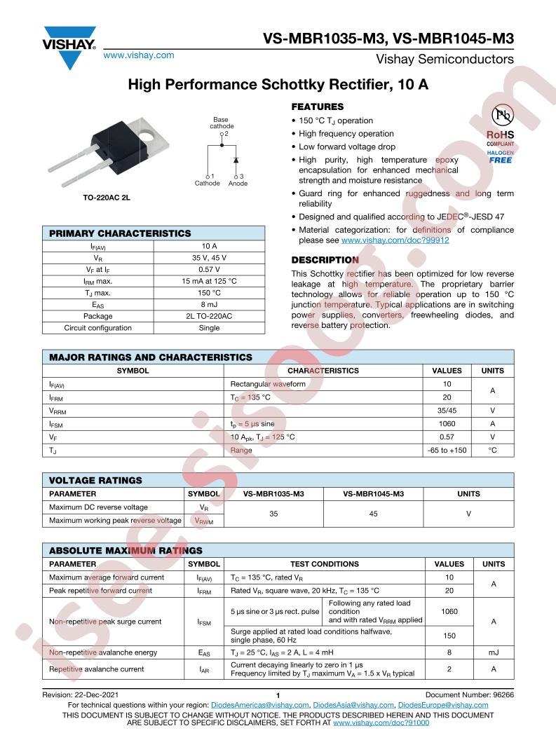 VS-MBR1045-M3