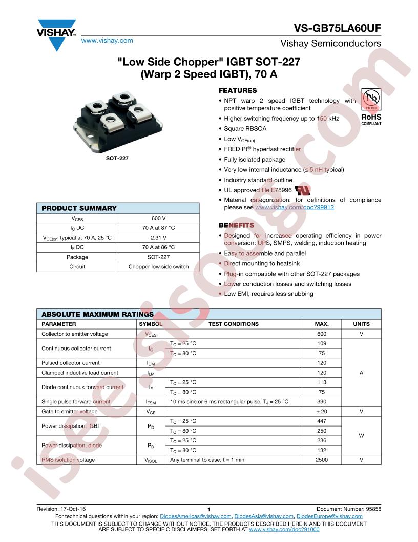 VS-GB75LA60UF