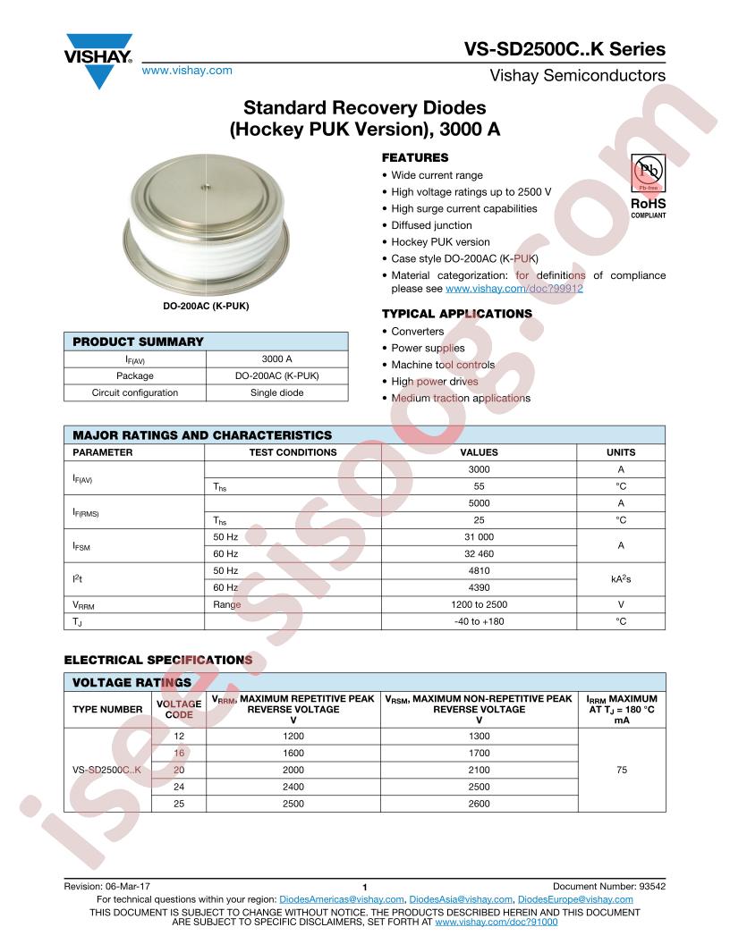 VS-SD2500CK