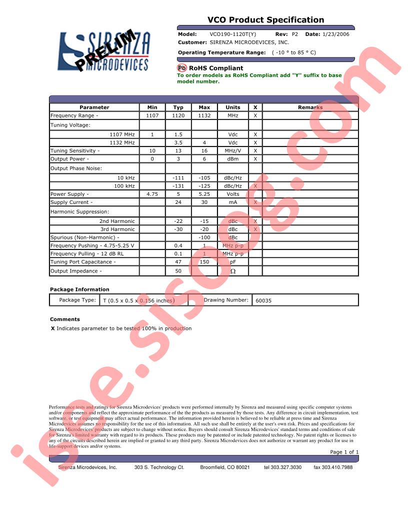 VCO190-1120T