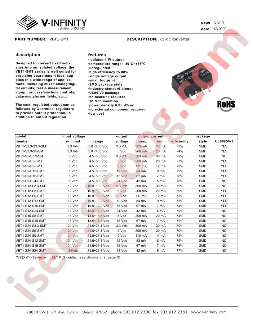 VBT1-S15-S15-SMT