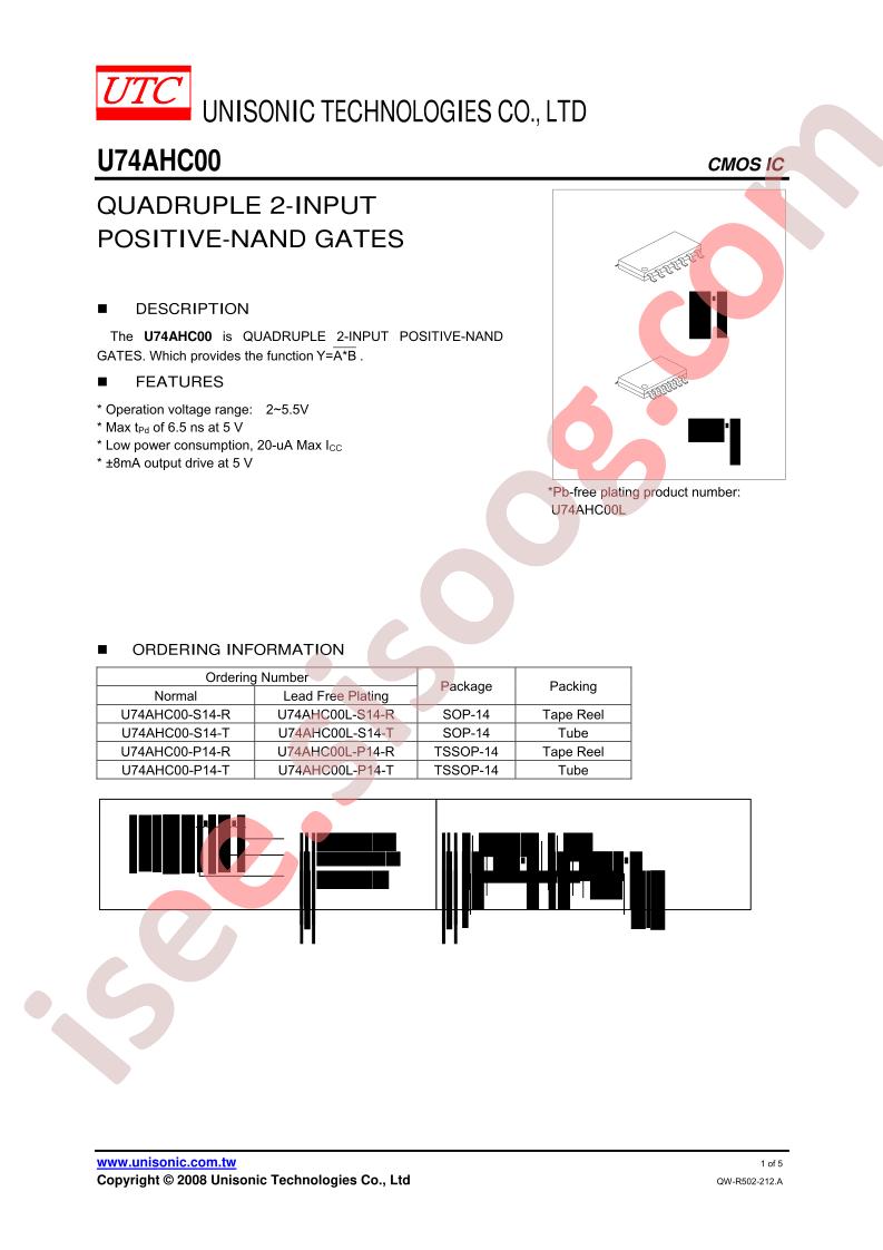 U74AHC00L-P14-T