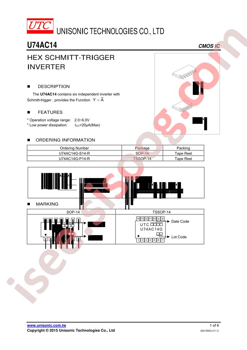 U74AC14G-P14-R