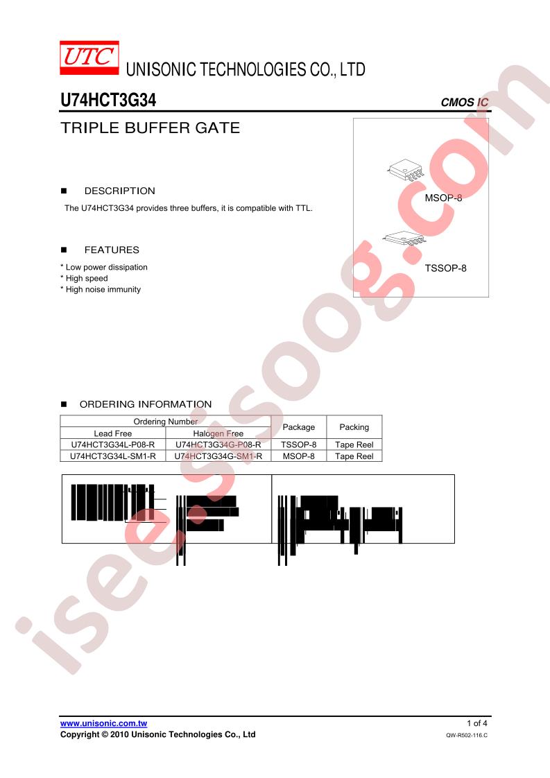 U74HCT3G34L-P08-R