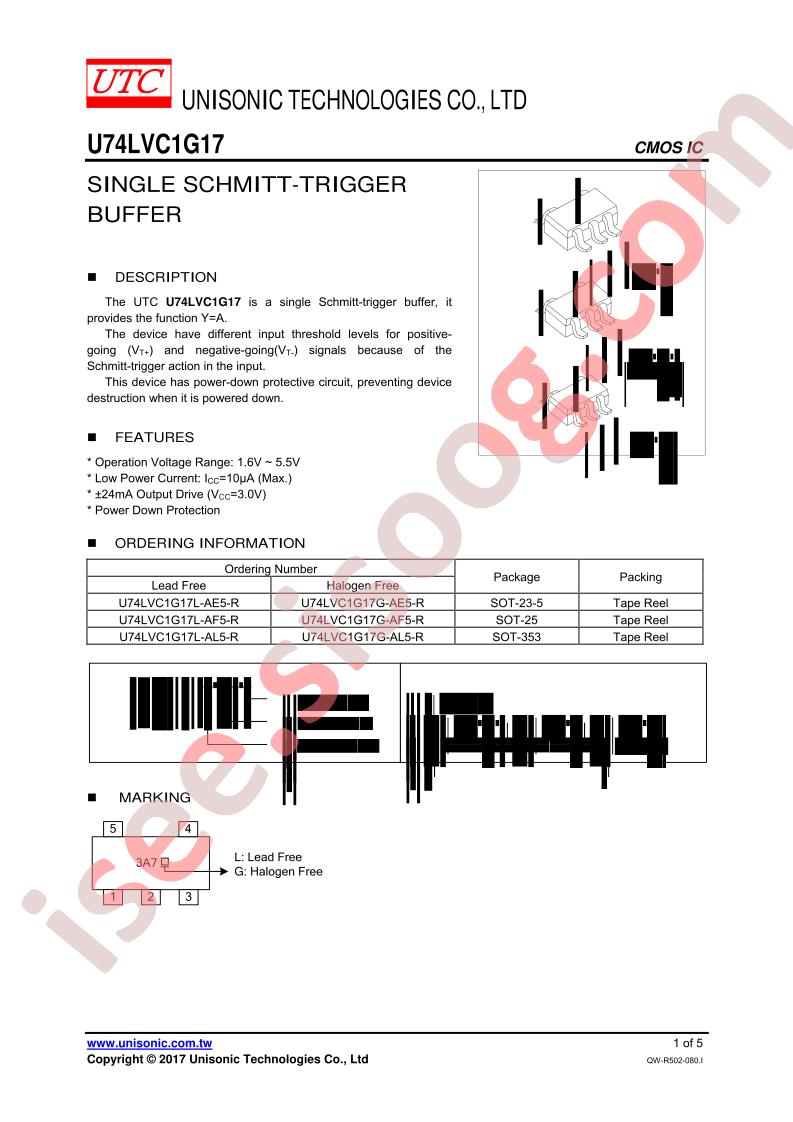 U74LVC1G17G-AE5-R