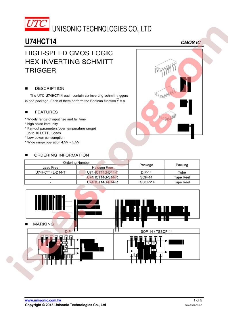 U74HCT14G-P14-R