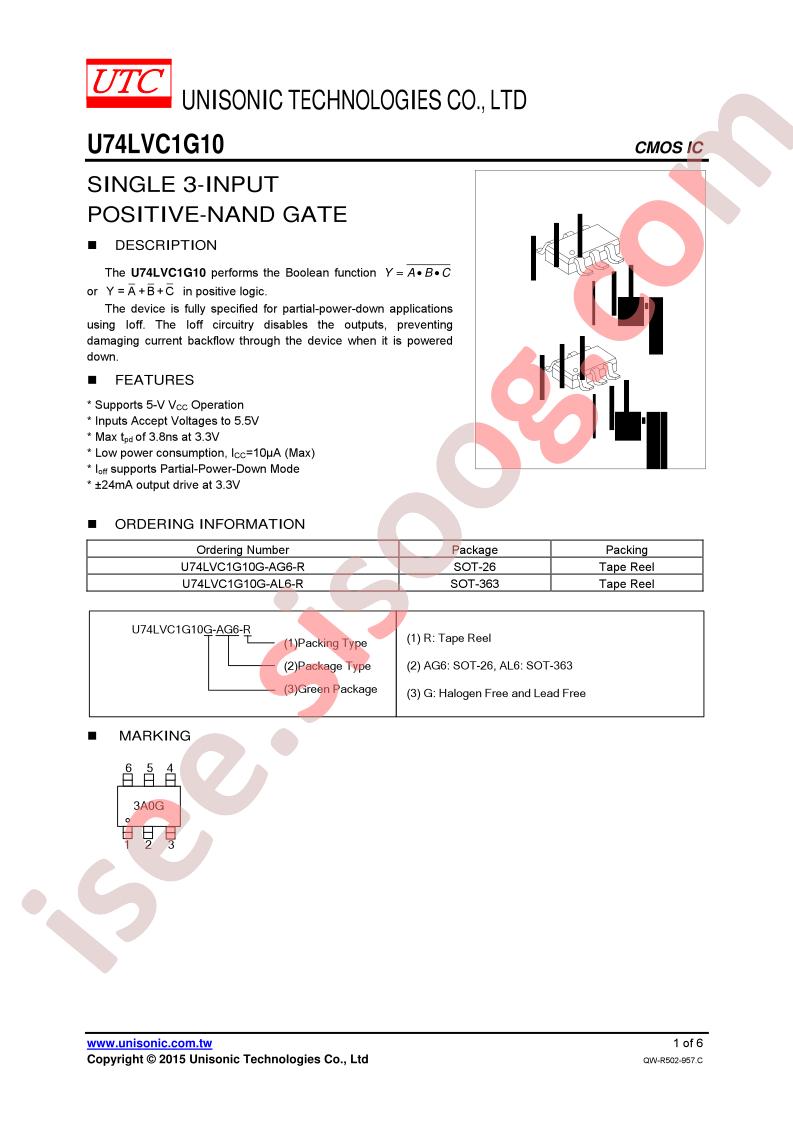 U74LVC1G10G-AG6-R