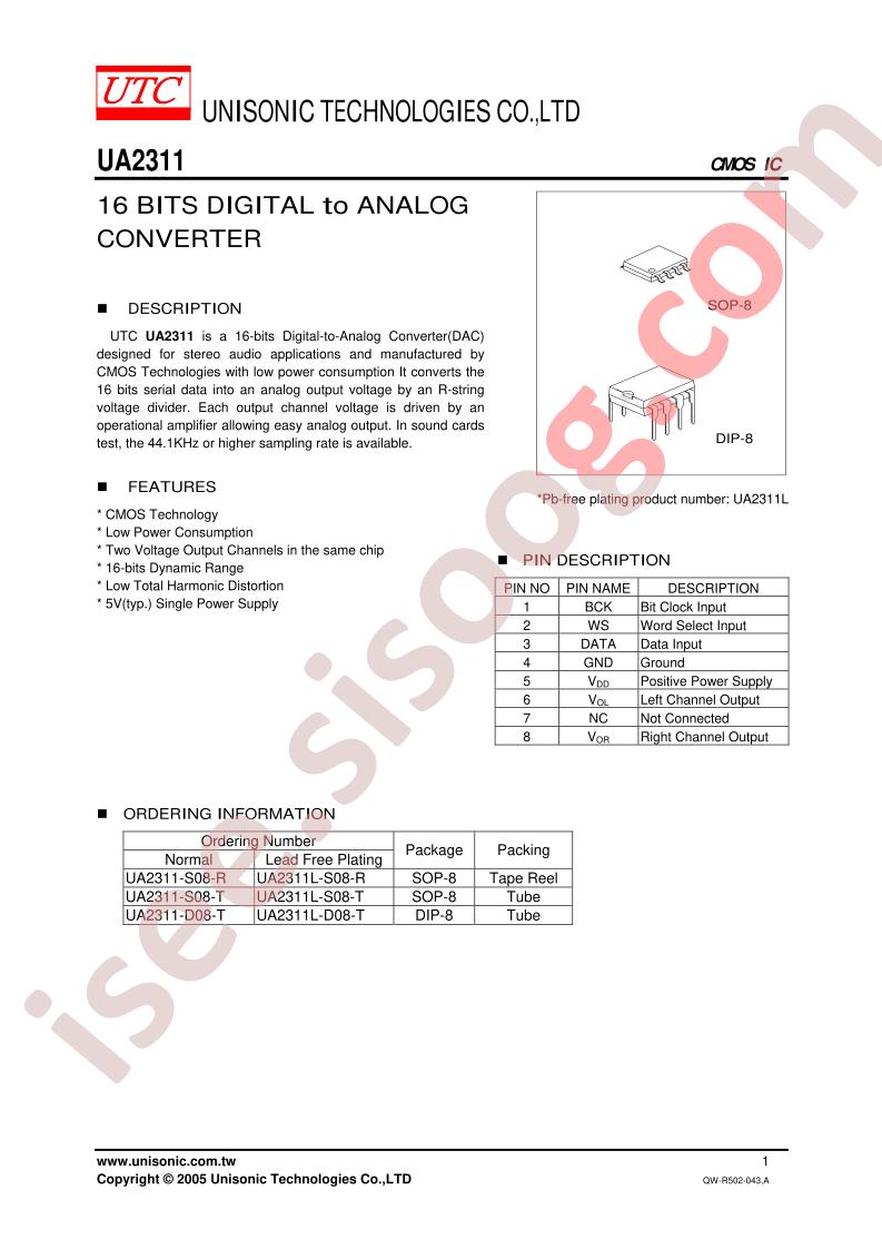 UA2311-S08-T