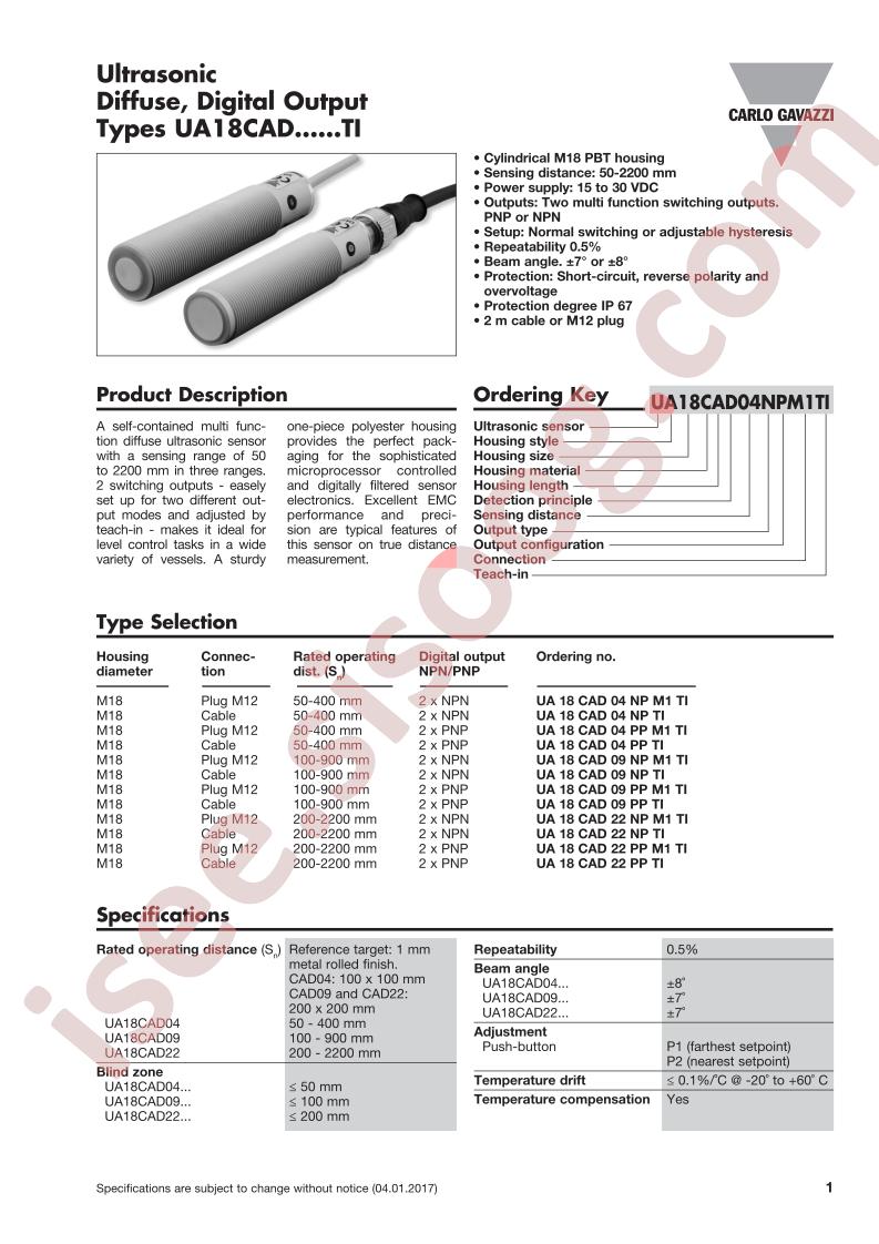 UA18CAD22NPTI