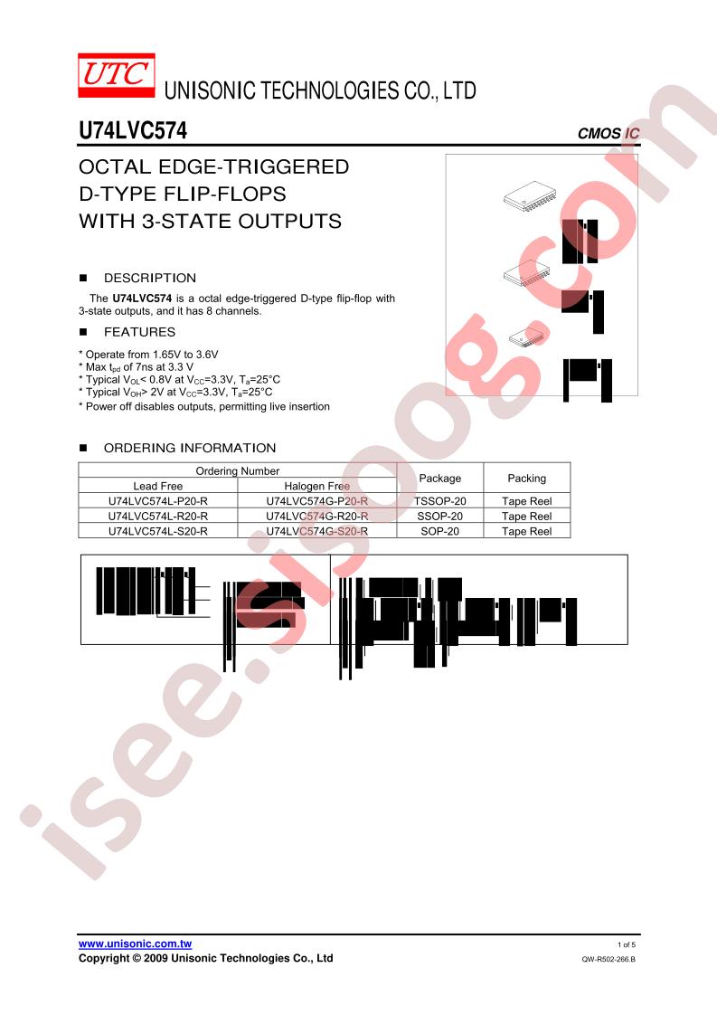 U74LVC574G-S20-R