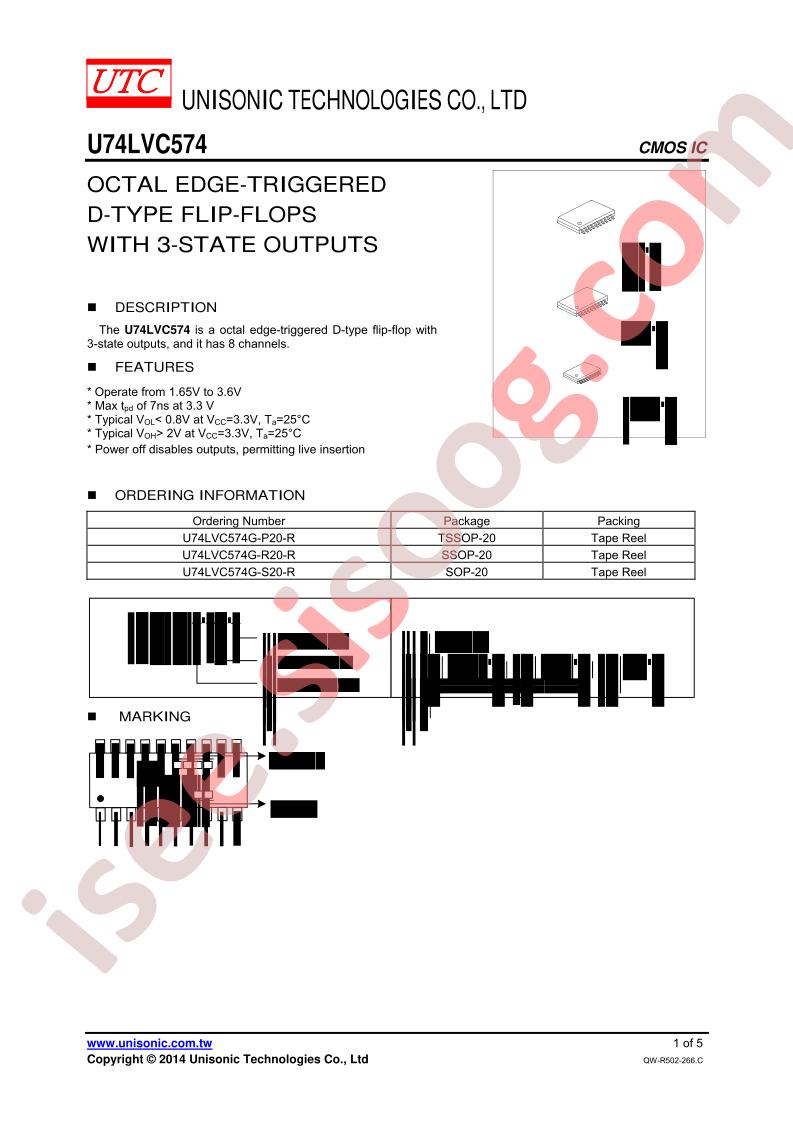 U74LVC574G-P20-R