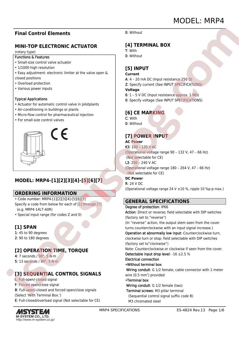 MRP4-15FT-A0K3